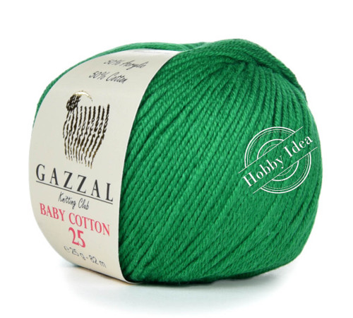 Gazzal Baby Cotton 25 3456 Зелёный