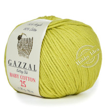 Gazzal Baby Cotton 25 3457 Фисташковый