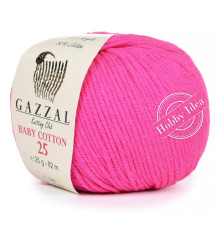 Gazzal Baby Cotton 25 3461 Фуксия
