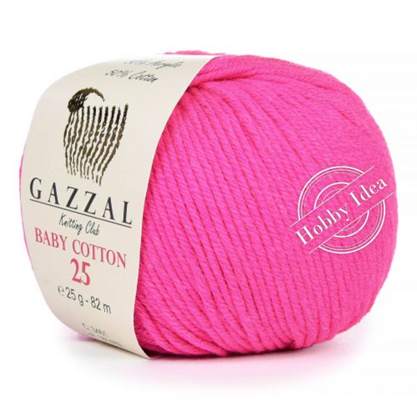 Gazzal Baby Cotton 25 3461 Фуксия из категории Gazzal Baby Cotton 25