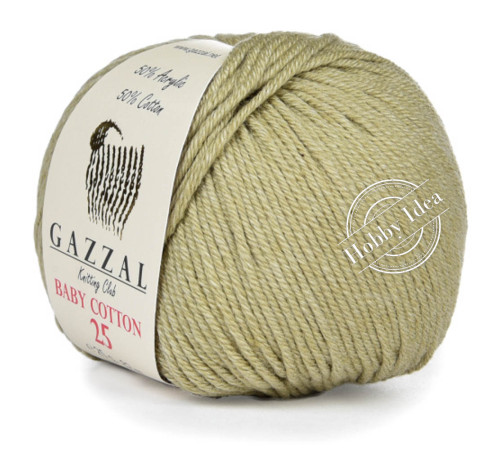 Gazzal Baby Cotton 25 3464 Мокрый песок