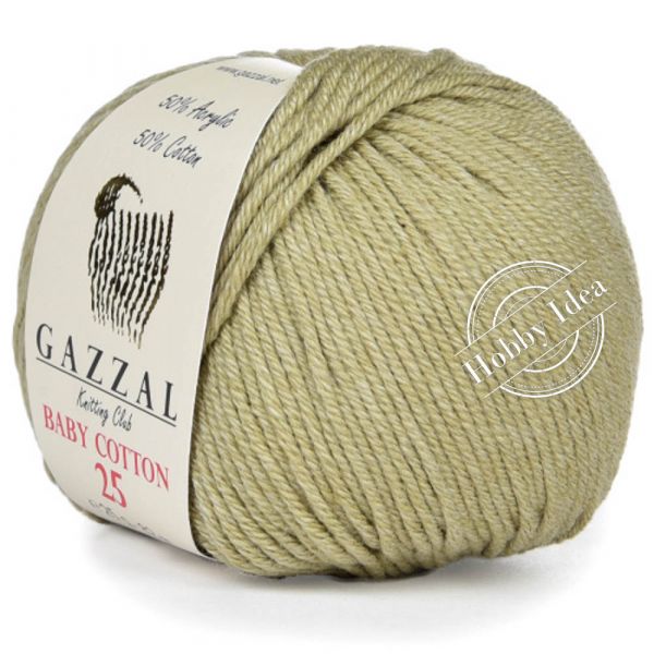 Gazzal Baby Cotton 25 3464 Мокрый песок из категории Gazzal Baby Cotton 25