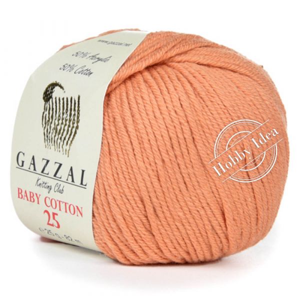 Gazzal Baby Cotton 25 3465 Медный из категории Gazzal Baby Cotton 25
