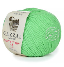 Gazzal Baby Cotton 25 3466 Ярко-зелёный