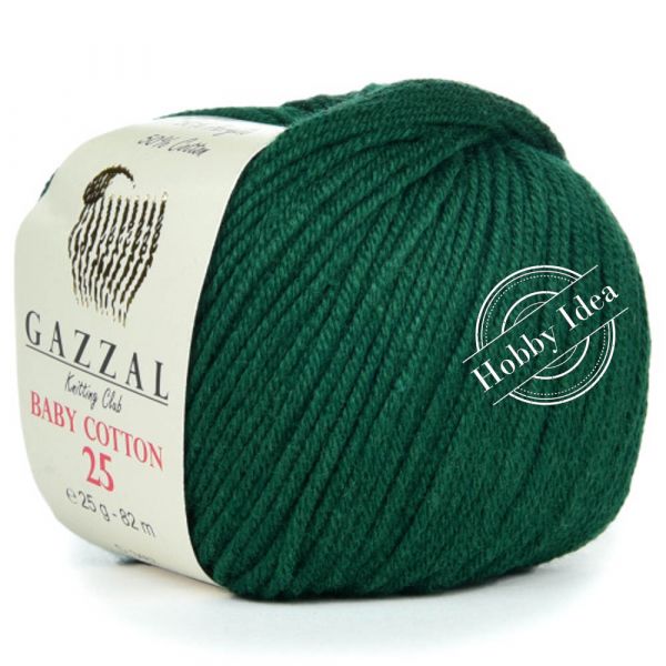 Gazzal Baby Cotton 25 3467 Малахит из категории Gazzal Baby Cotton 25