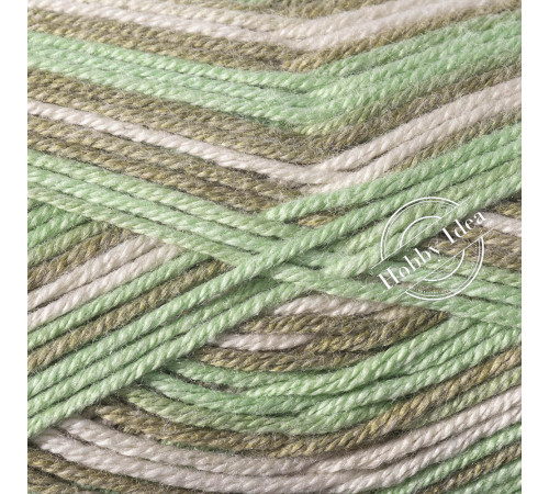 Gazzal Baby Cotton Rainbow 477 Зелёно-коричнево-розовый