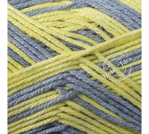 Gazzal Baby Cotton Rainbow 479 Жёлто-серый