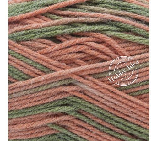 Gazzal Baby Cotton Rainbow 483 Персиково-зелёный