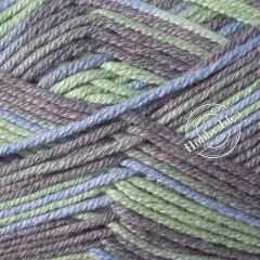 Gazzal Baby Cotton Rainbow 484 Голубо-серо-зелёный