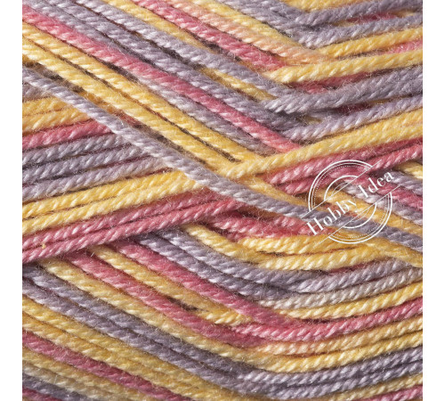 Gazzal Baby Cotton Rainbow 487 Жёлто-красно-голубой