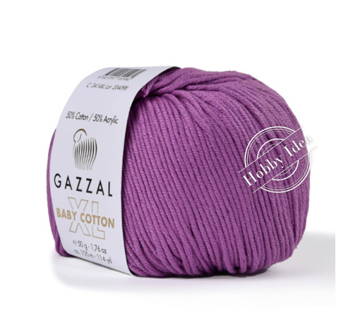 Gazzal Baby Cotton XL 3414 Фиалковый