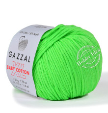 Gazzal Baby Cotton XL 3427 Неоновый зеленый