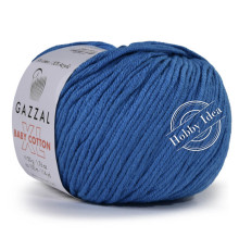 Gazzal Baby Cotton XL 3428 Ярко-голубой