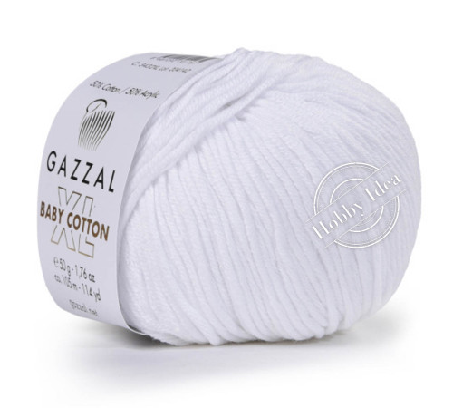 Gazzal Baby Cotton XL 3432 Белый