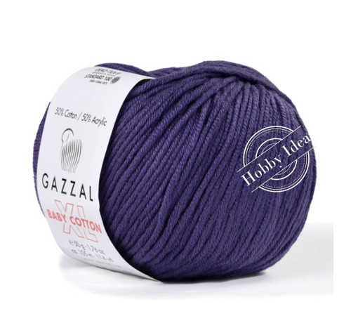 Gazzal Baby Cotton XL 3440 Темно-фиолетовый