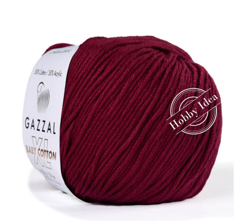 Gazzal Baby Cotton XL 3442 Винный