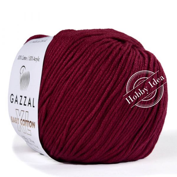 Gazzal Baby Cotton XL 3442 Винный из категории Gazzal Baby Cotton XL