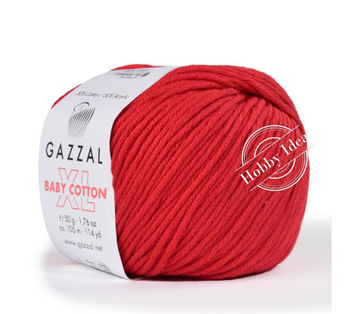 Gazzal Baby Cotton XL 3443 Красный мак