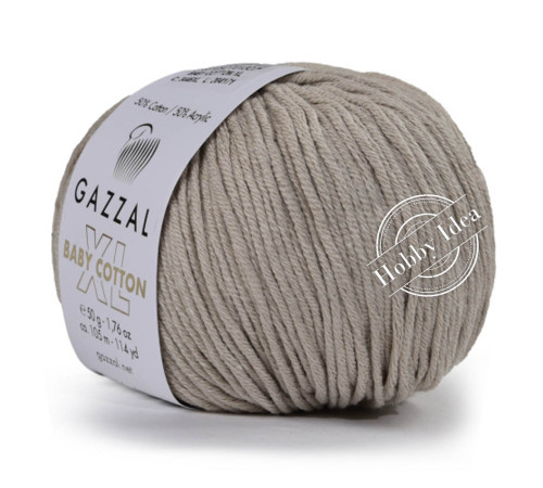 Gazzal Baby Cotton XL 3446 Холодный беж