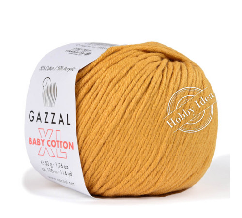 Gazzal Baby Cotton XL 3447 Горчица