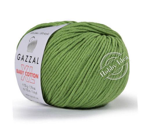 Gazzal Baby Cotton XL 3448 Весенний зеленый