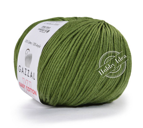 Gazzal Baby Cotton XL 3449 Травяной