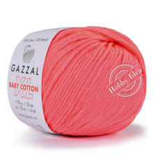 Gazzal Baby Cotton XL 3460 Неоновый розовый