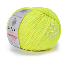 Gazzal Baby Cotton XL 3462 Неоновый жёлтый