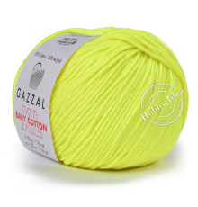 Gazzal Baby Cotton XL 3462 Неоновый жёлтый
