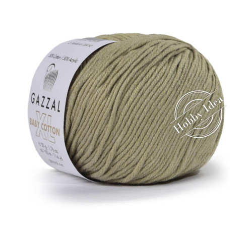 Gazzal Baby Cotton XL 3464 Мокрый песок