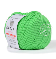 Gazzal Baby Cotton XL 3466 Ярко-зелёный