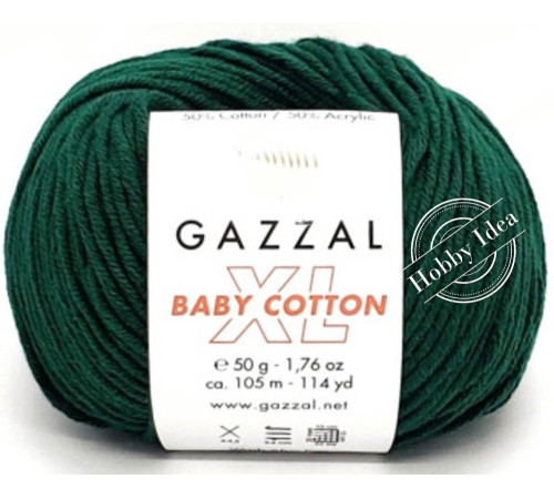 Gazzal Baby Cotton XL 3467 Малахит