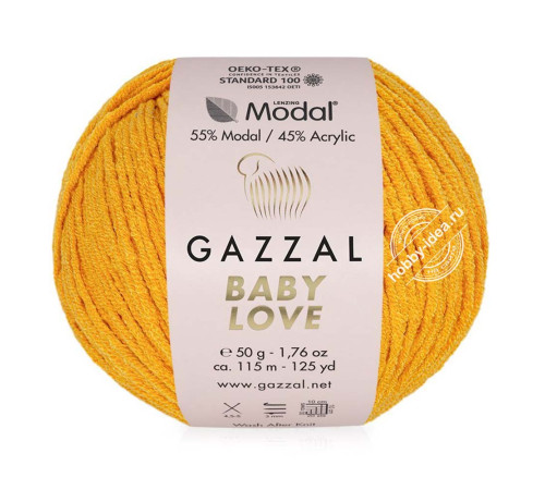 Gazzal Baby Love 1605 Яркий желток