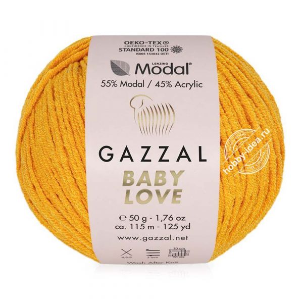 Gazzal Baby Love 1605 Яркий желток из категории Gazzal Baby Love