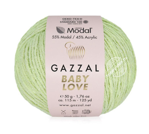 Gazzal Baby Love 1609 Бледно-зелёный