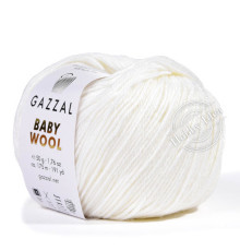 Gazzal Baby Wool 801 Белый
