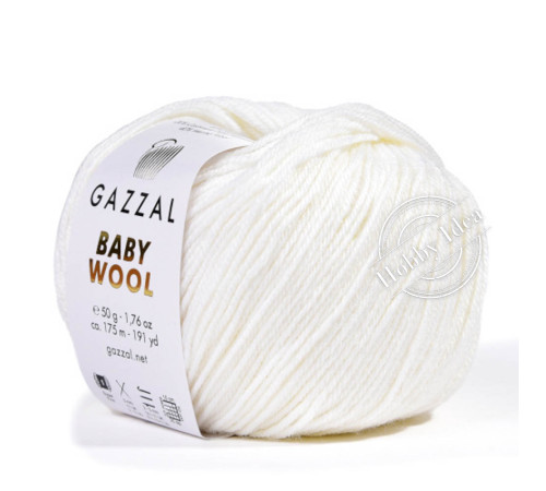 Gazzal Baby Wool 801 Белый
