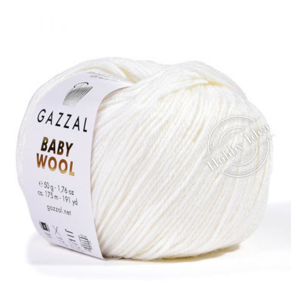 Gazzal Baby Wool 801 Белый из категории Gazzal Baby Wool