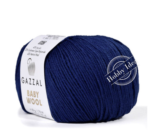 Gazzal Baby Wool 802 Тёмный джинс