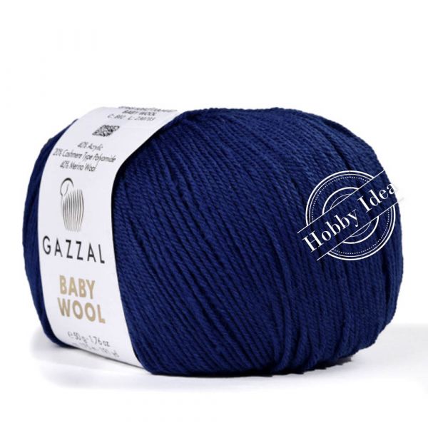 Gazzal Baby Wool 802 Тёмный джинс из категории Gazzal Baby Wool