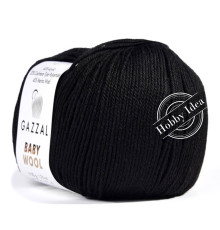 Gazzal Baby Wool 803 Чёрный