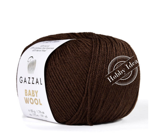 Gazzal Baby Wool 807 Коричневый