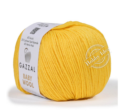 Gazzal Baby Wool 812 Жёлтый