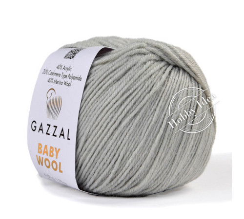 Gazzal Baby Wool 817 Светло-серый
