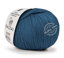 Gazzal Baby Wool 822 Лазурный