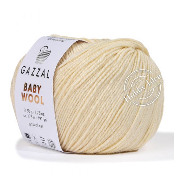 Gazzal Baby Wool 829 Кремовый из категории Gazzal Baby Wool