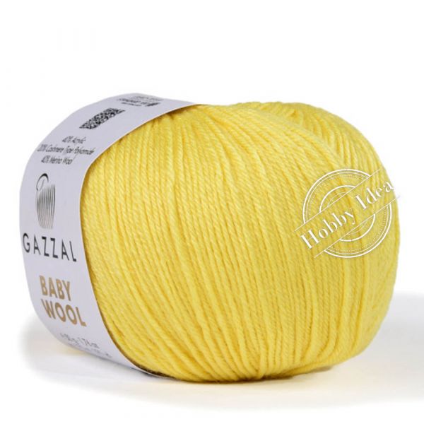 Gazzal Baby Wool 833 Светло-жёлтый из категории Gazzal Baby Wool