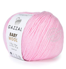 Gazzal Baby Wool 836 Бледно-розовый