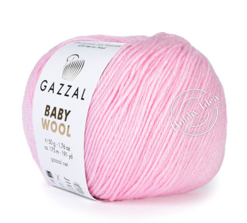 Gazzal Baby Wool 836 Бледно-розовый