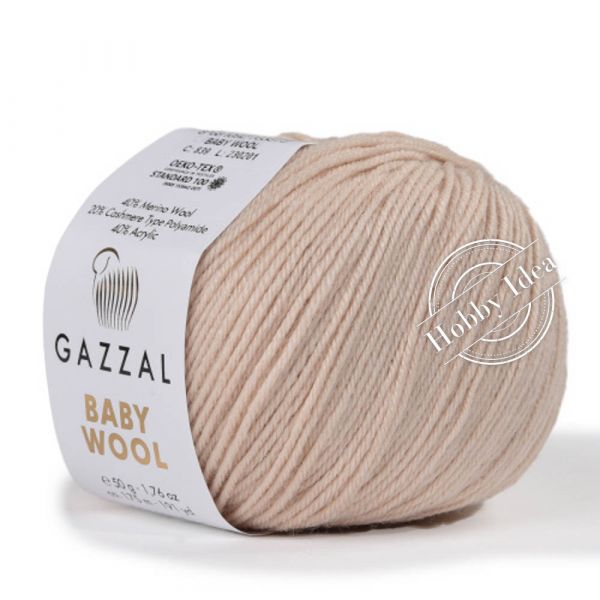 Gazzal Baby Wool 839 Светло-бежевый из категории Gazzal Baby Wool